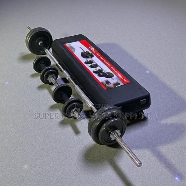 Premium Quality 50kg Adjustable Dumbbell Weight Set With Casing