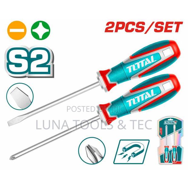 Total Tksds0226 2 PCS Screwdriver Set