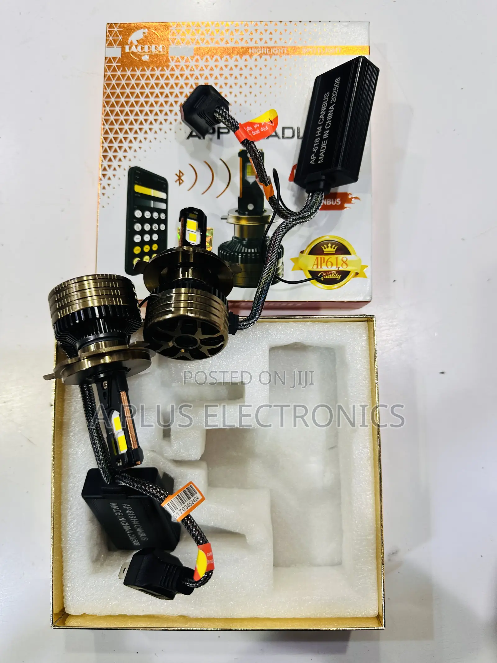 H4 Headlights With a Mobile App for Changing Colours – Bluetooth