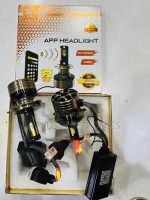 H4 Headlights With a Mobile App for Changing Colours –Custom Headlamps