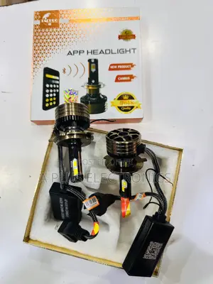 H4 Headlights With a Mobile App for Changing Colours –Custom Headlamps