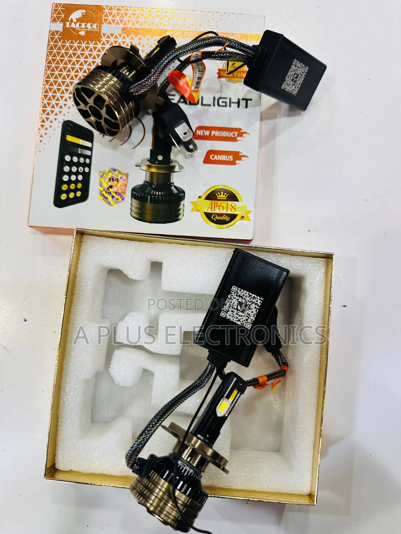 H4 Headlights With a Mobile App for Changing Colours – App Controlled