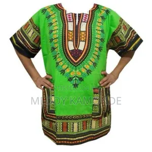 Unisex Pink/Brown African Shirts