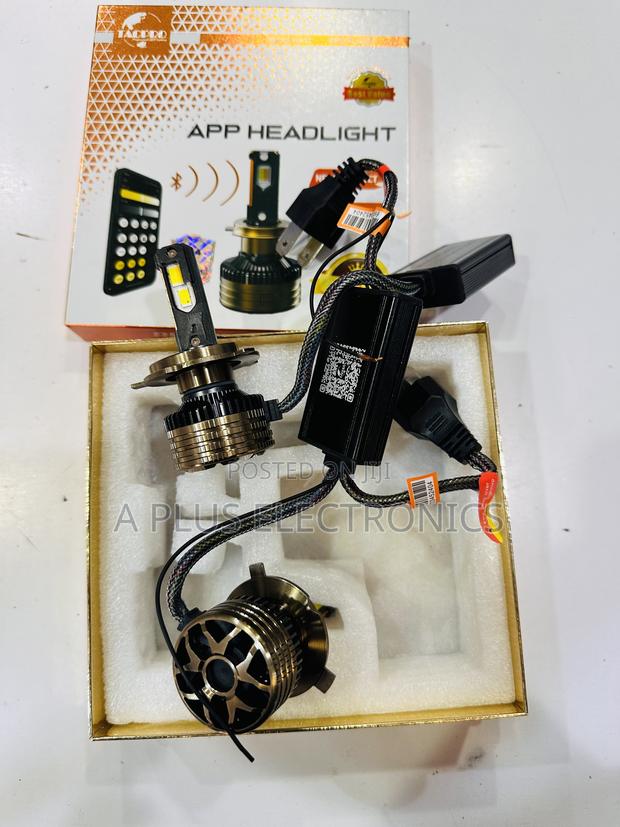 H4 Headlights With a Mobile App for Changing Colours – Remote Control