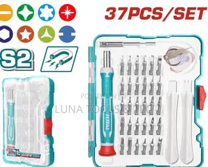 Total Tacsd30376 37 PCS Precision
Screwdriver Set