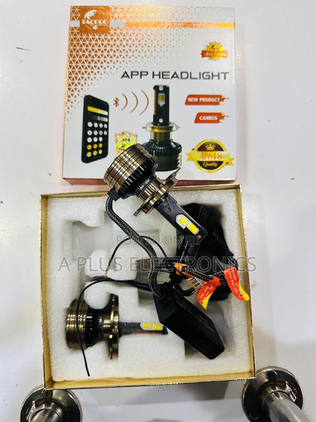 H4 Headlights With a Mobile App for Changing Colours –Modern Headlamps - thumbnail 2