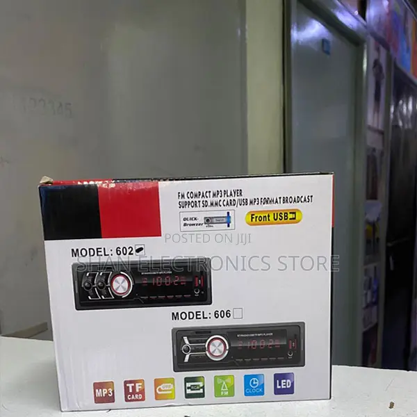 12v Aux-in Mp3 Remote Control Powerful Card Slot and With Bluetooth