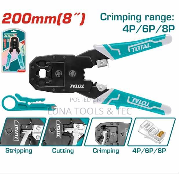 Total Tmpc4468p Modular Plug Crimper 8"