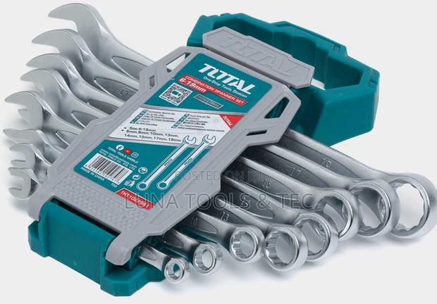 Quality Total Tht102286 8pcs Combination Spanner Set
Size:6-19mm