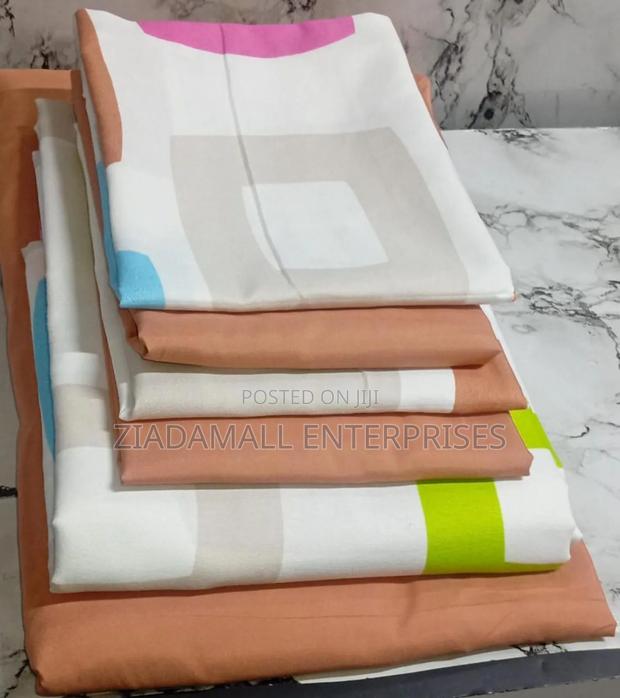 2 Bedsheets, 4 Pillow Cases Comfort Cotton Fitted Bedsheet 7*8