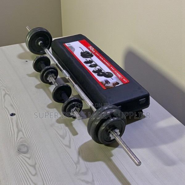 Best Performance 50kg Adjustable Dumbbell Weight Set With Casing