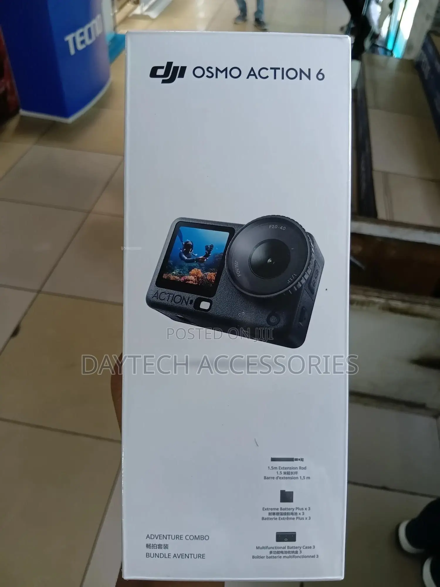 Dji Osmo Action 6 Adventure Combo Action Camera – Waterproof