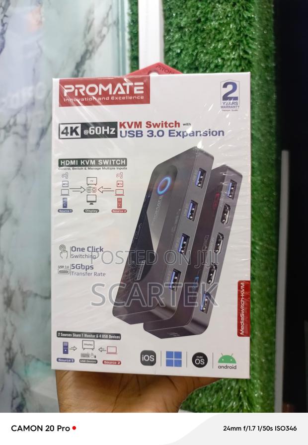 Kvm Switch With Usb 3.0 Expansion - main view