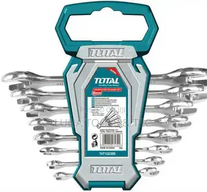Strong Total Tht102386 8pcs Double Open End Spanner Set
Size:6-22mm