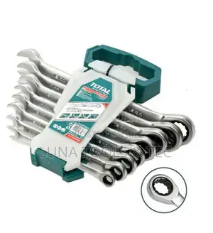 Total Tht102rk086 8 PCS Ratchet
Spanner Set