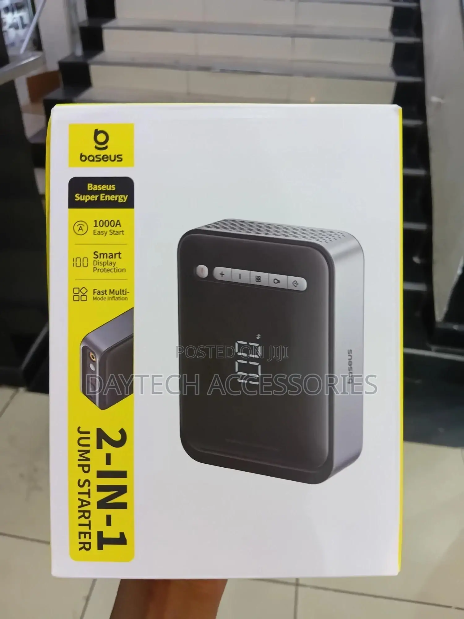This Is a Baseus Super Energy 2-in-1 Jump Starter (1000a).