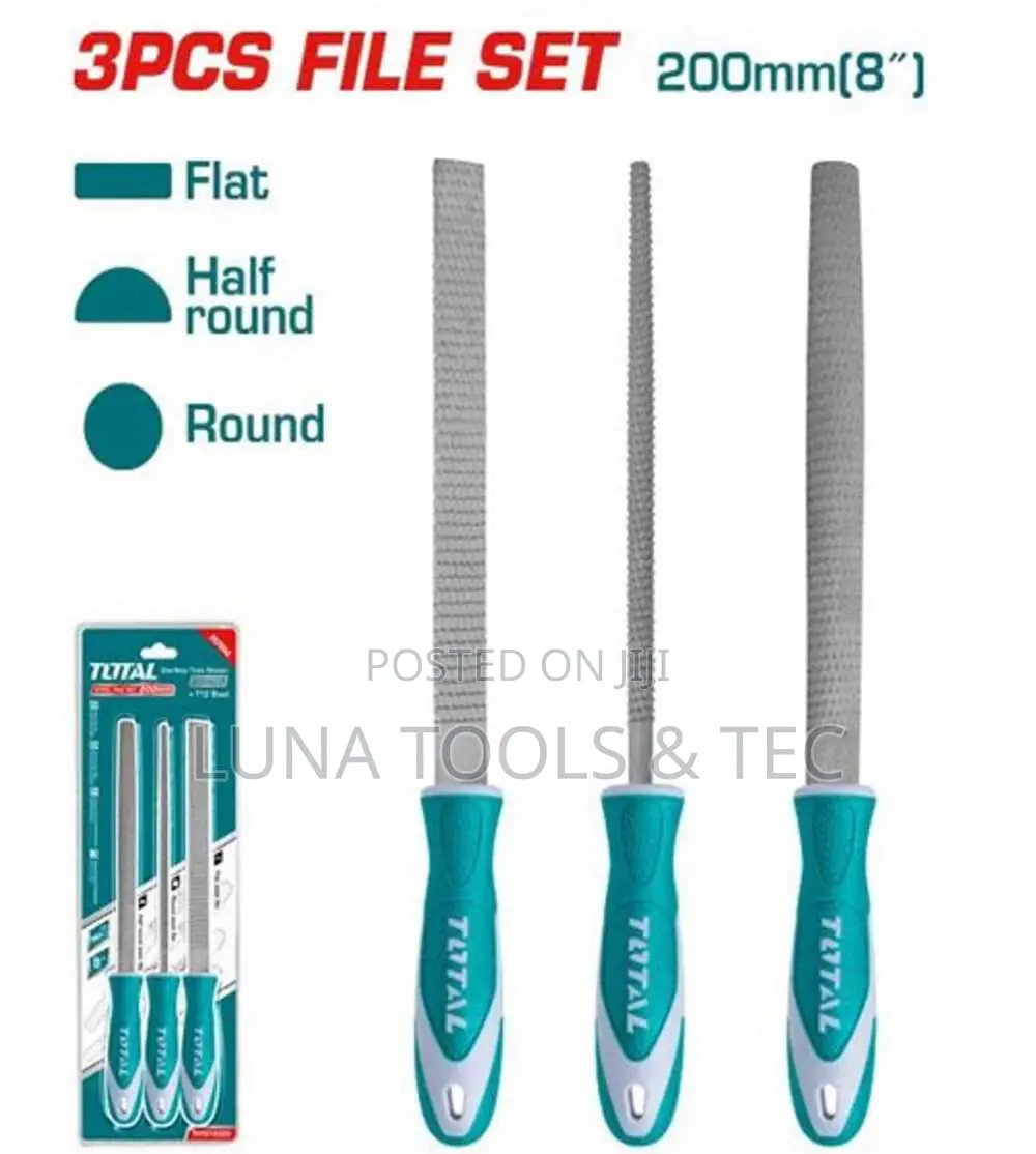 Total Tht918326 3 PCS Wood File Set
Size:200mm