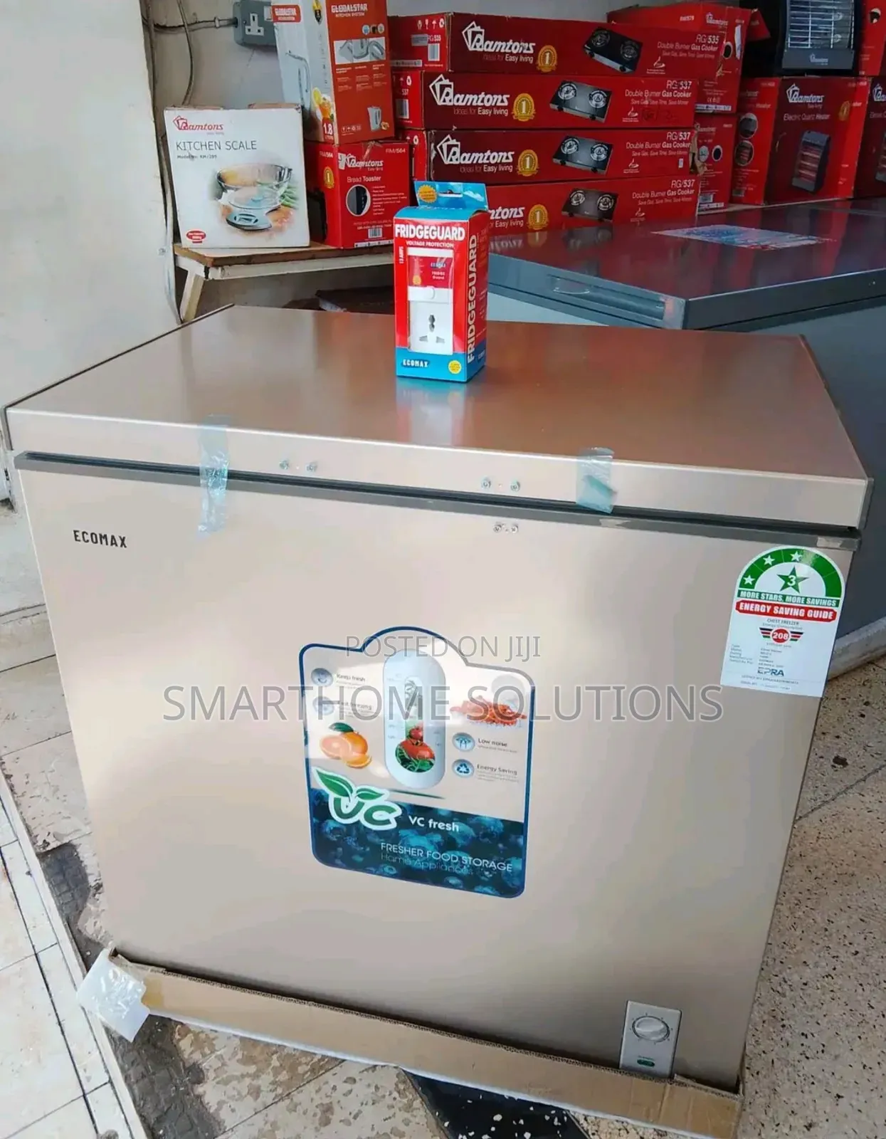 Chest Freezer, Ecomax 219l Deep Chest Freezer