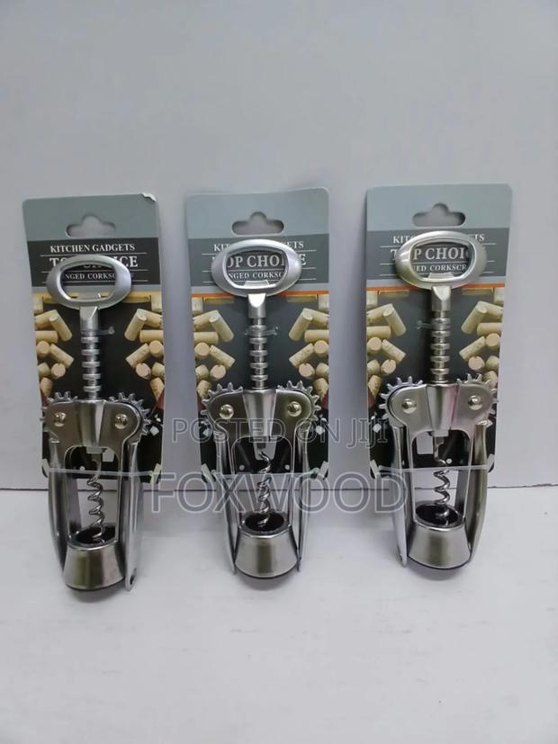 2 in 1 Wine Bottle Cork Puller and Bottle Opener - thumbnail 2