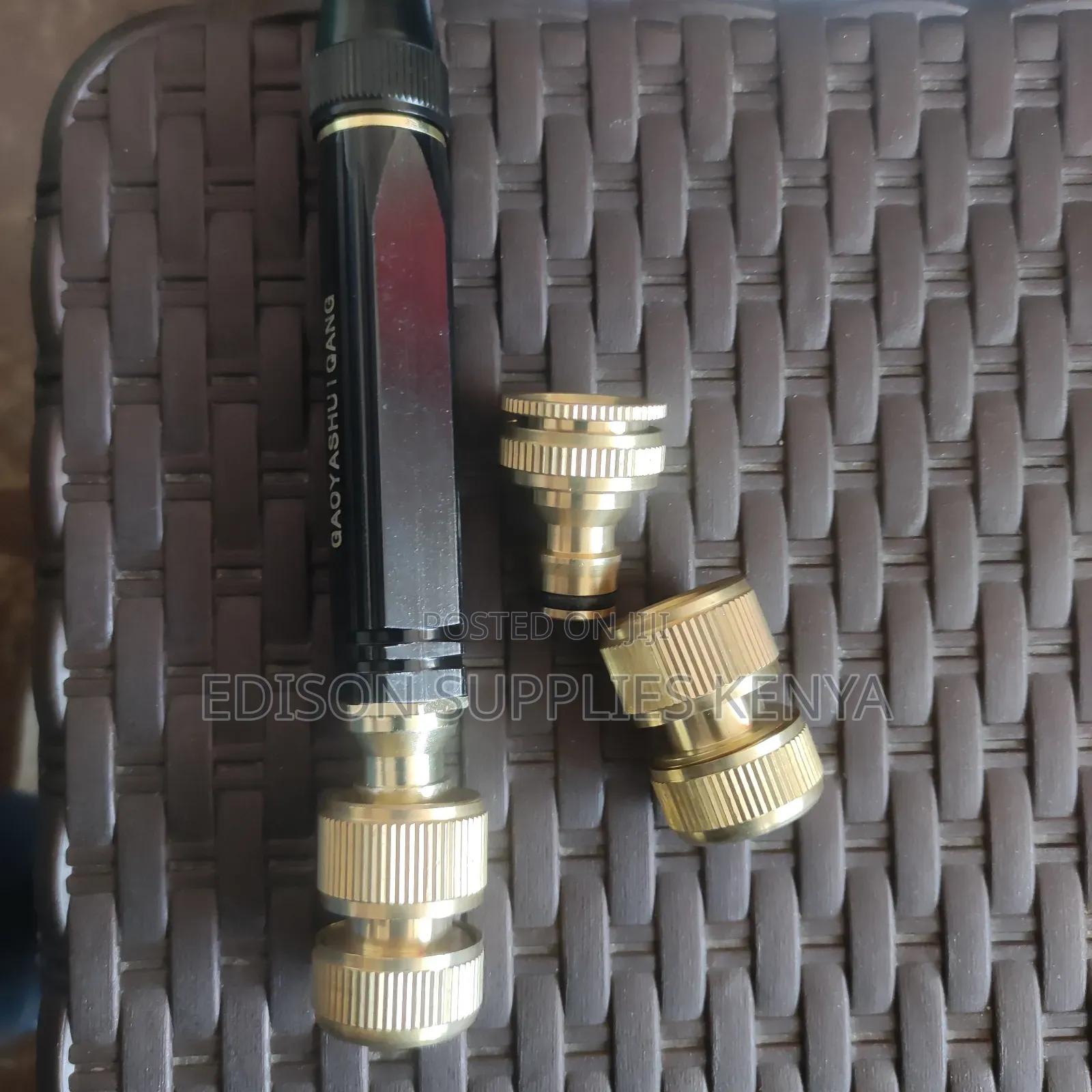 Brass Hose Connectors Tap Garden Hose Pipe Car Wash Pressure Water Gun