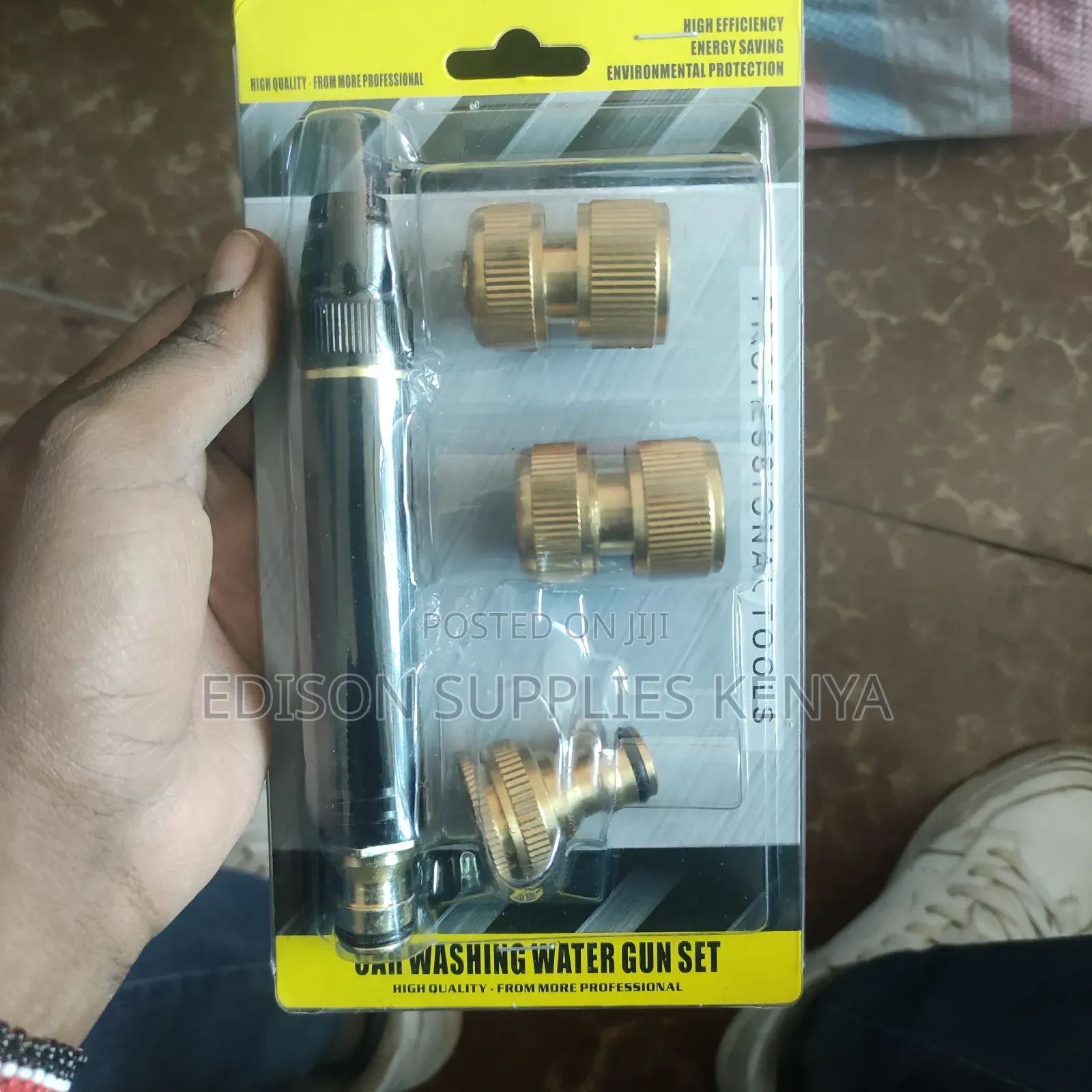 Brass Hose Connectors Tap Garden Hose Pipe Car Wash Pressure Water Gun