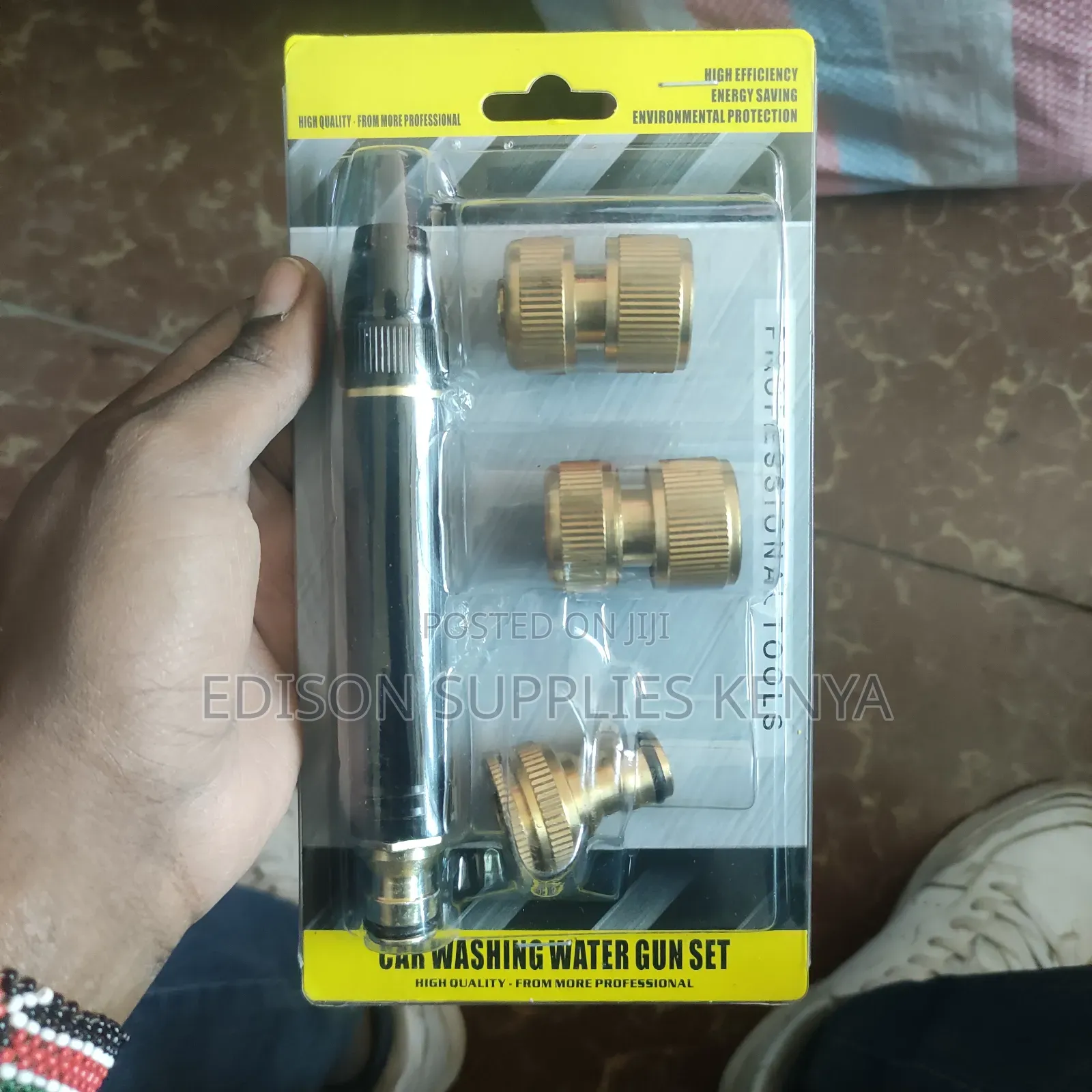Brass Hose Connectors Tap Garden Hose Pipe Car Wash Pressure Water Gun