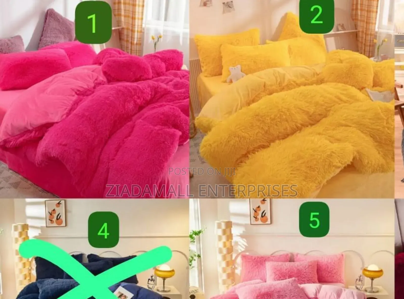 6-Piece Luxury Velvet Plush Fluffy Duvet Set – Ultimate Comfort