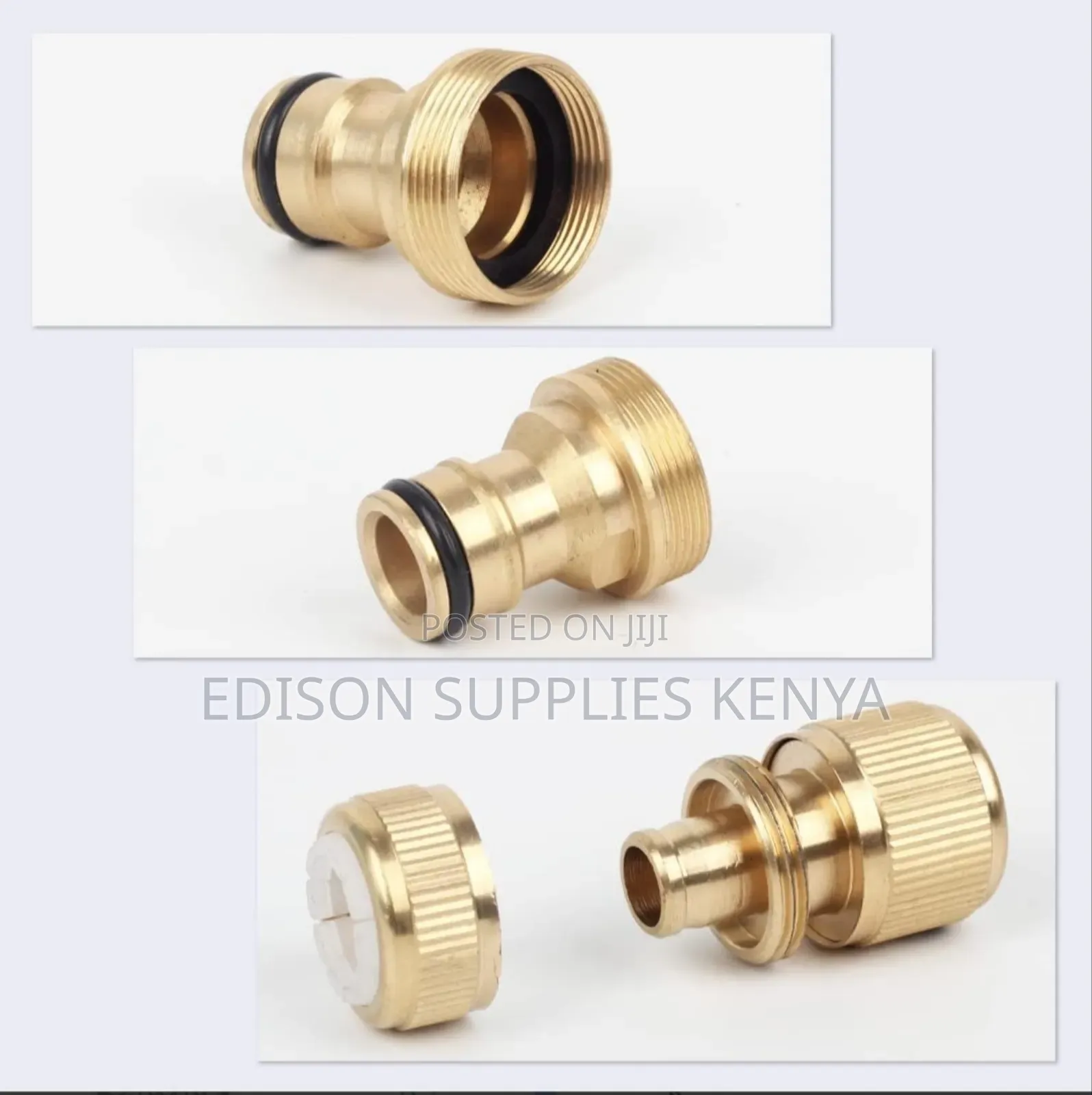 Brass Hose Connectors Tap Garden Hose Pipe Car Wash Pressure Water Gun