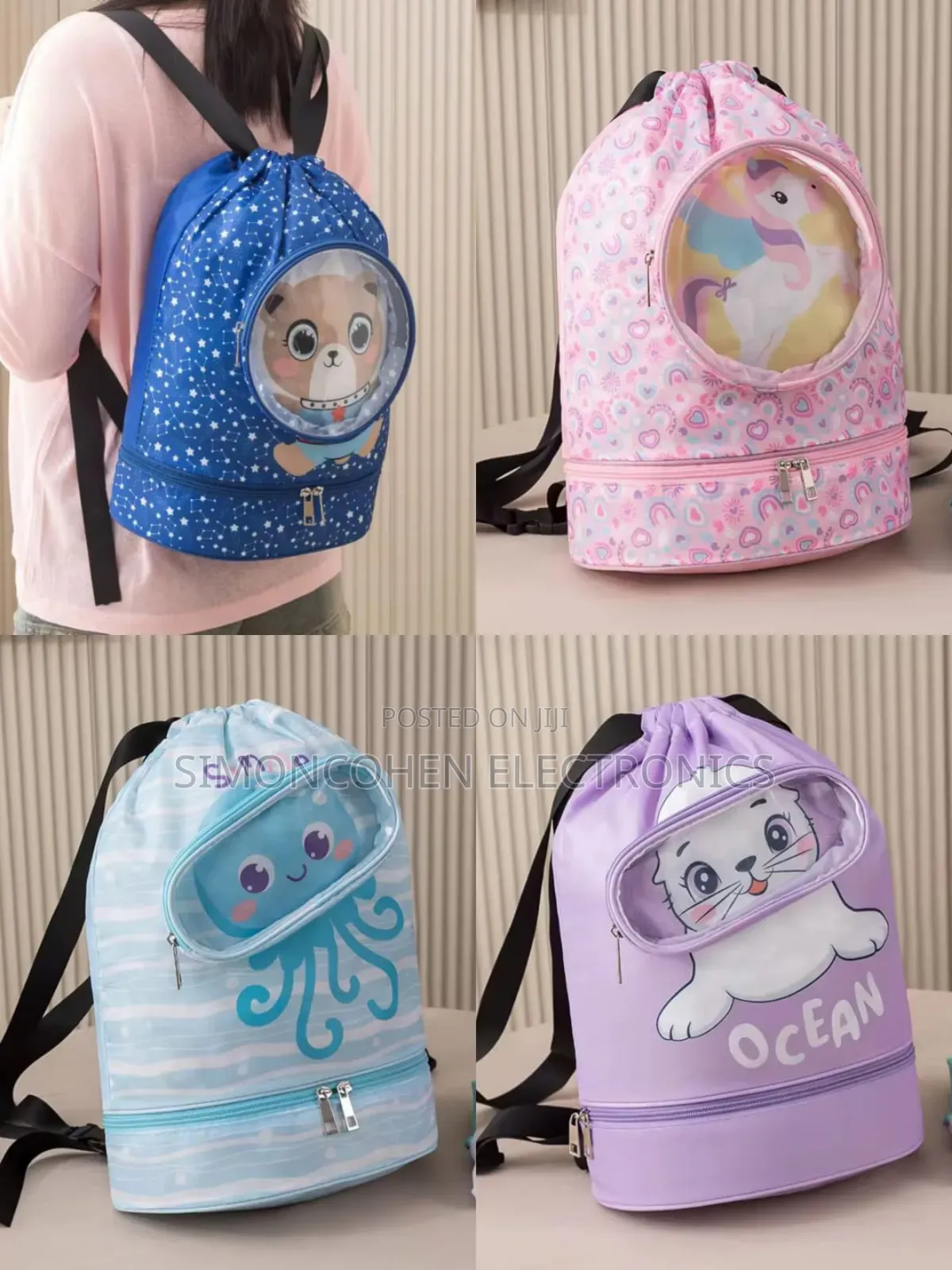 Swimming Bags
With Wet Clothes & Shoes Compartment