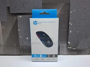 Hp Bluetooth And Wireless Dual Model Mouse W10 Rechargeable Mouse