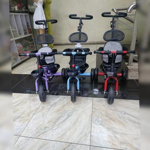 Kids TricyclesWith Cage And Push Handle - thumbnail 2