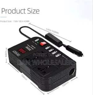 Car Power Inverter 
*Dc 12v to 220v Ac Converter
