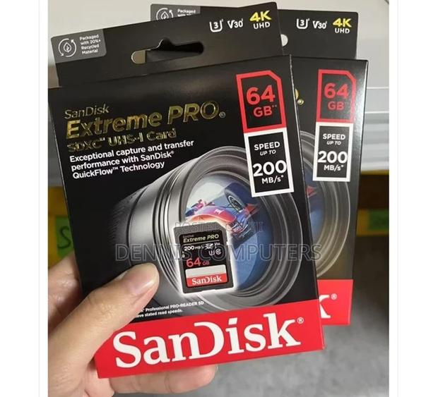 Sandisk Micro Sd 64gb 200mbps Memory Card