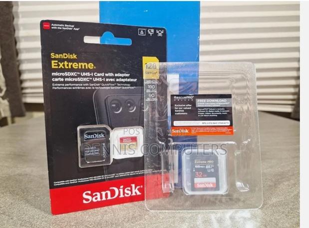 Sandisk 128gb 190mb/S Sd Extreme - thumbnail 2