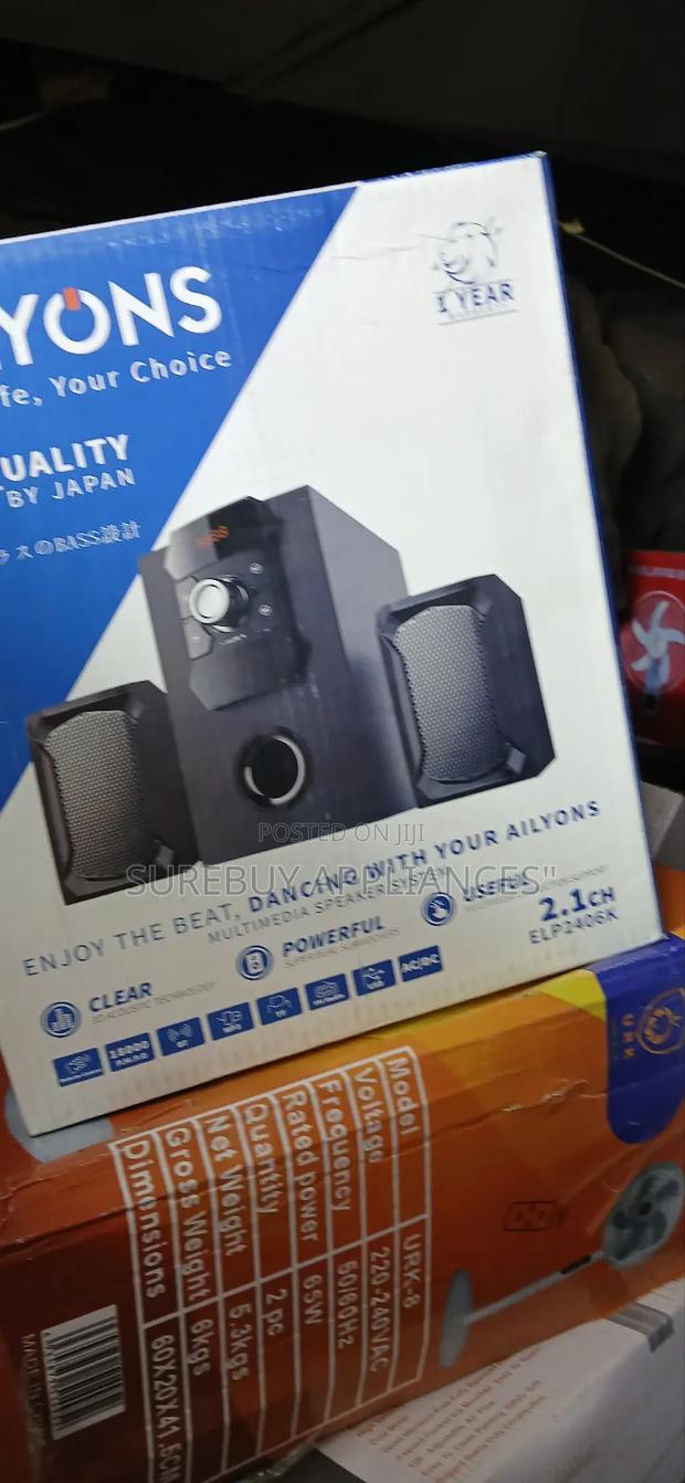 Ailyons 2.1-Channel Bluetooth Subwoofer Speaker System - main view