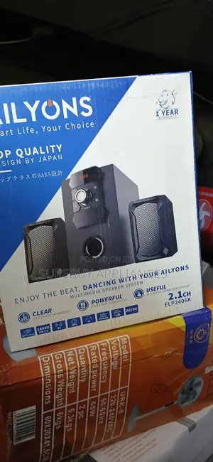 Ailyons 2.1ch Multimedia Bass Subwoofer Audio Setup