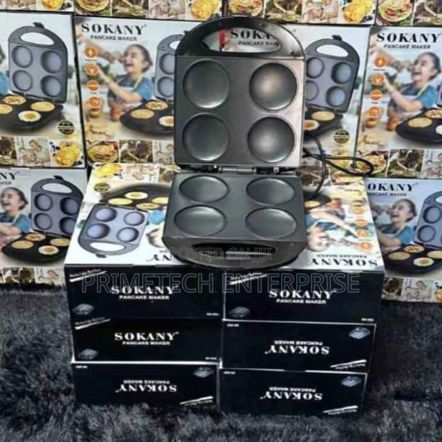 4 Slot Moffer Pan Cake Maker-Sokany - main view