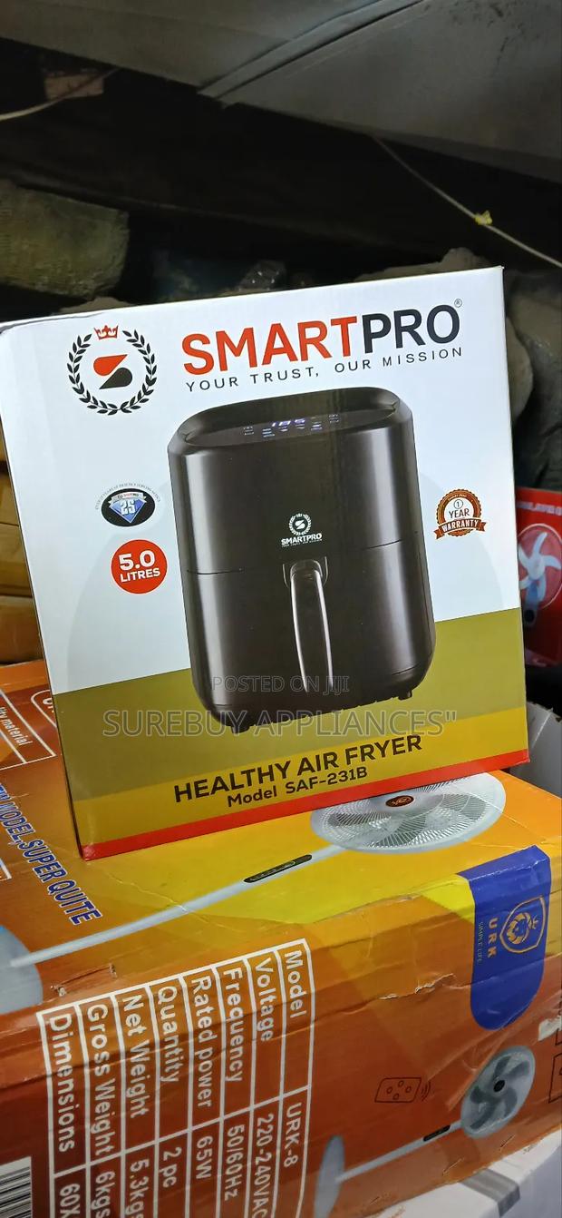 Smartpro 5-Litre Touchscreen Air Fryer - main view