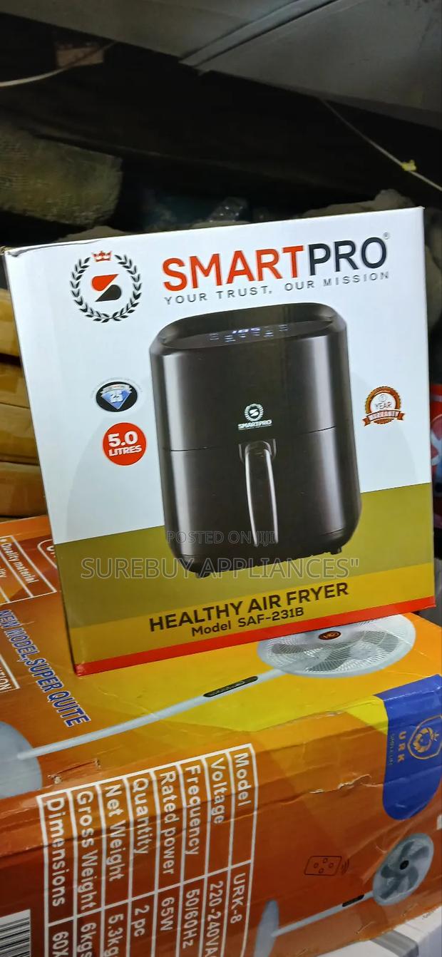 Smartpro 5 L Digital Air Fryer With Touchscreen Multi-Function