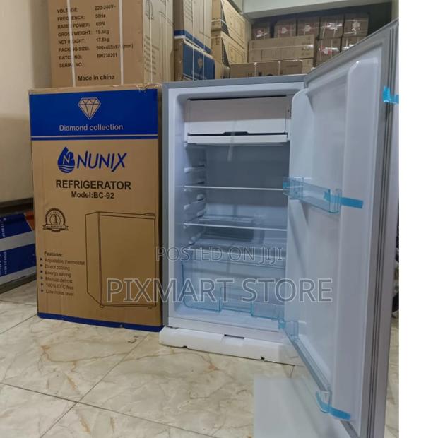 Nunix 138 L Double Door Refrigerator – Large Capacity, Silver