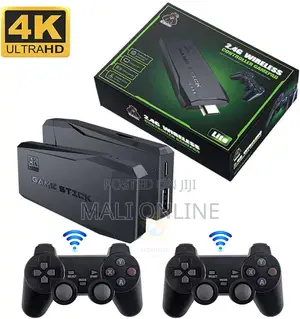 Retro Game Console Tv Stick With Dual Wireless Controllers