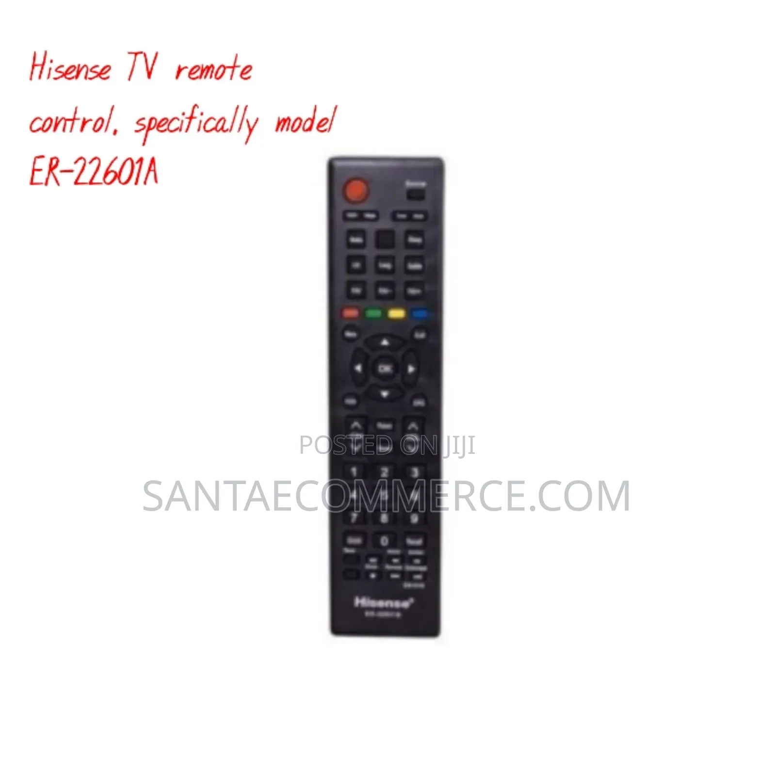 Hisense Tv Remote Control, Specifically Model Er-22601a