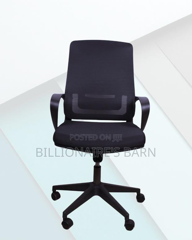 Ergonomic Work Chair| Executive Finish, Lower-Back Support - main view