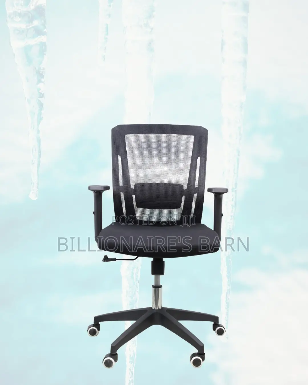 Mid-Back Chair Nylon Base — Workday Comfort, Nylon Base Stability