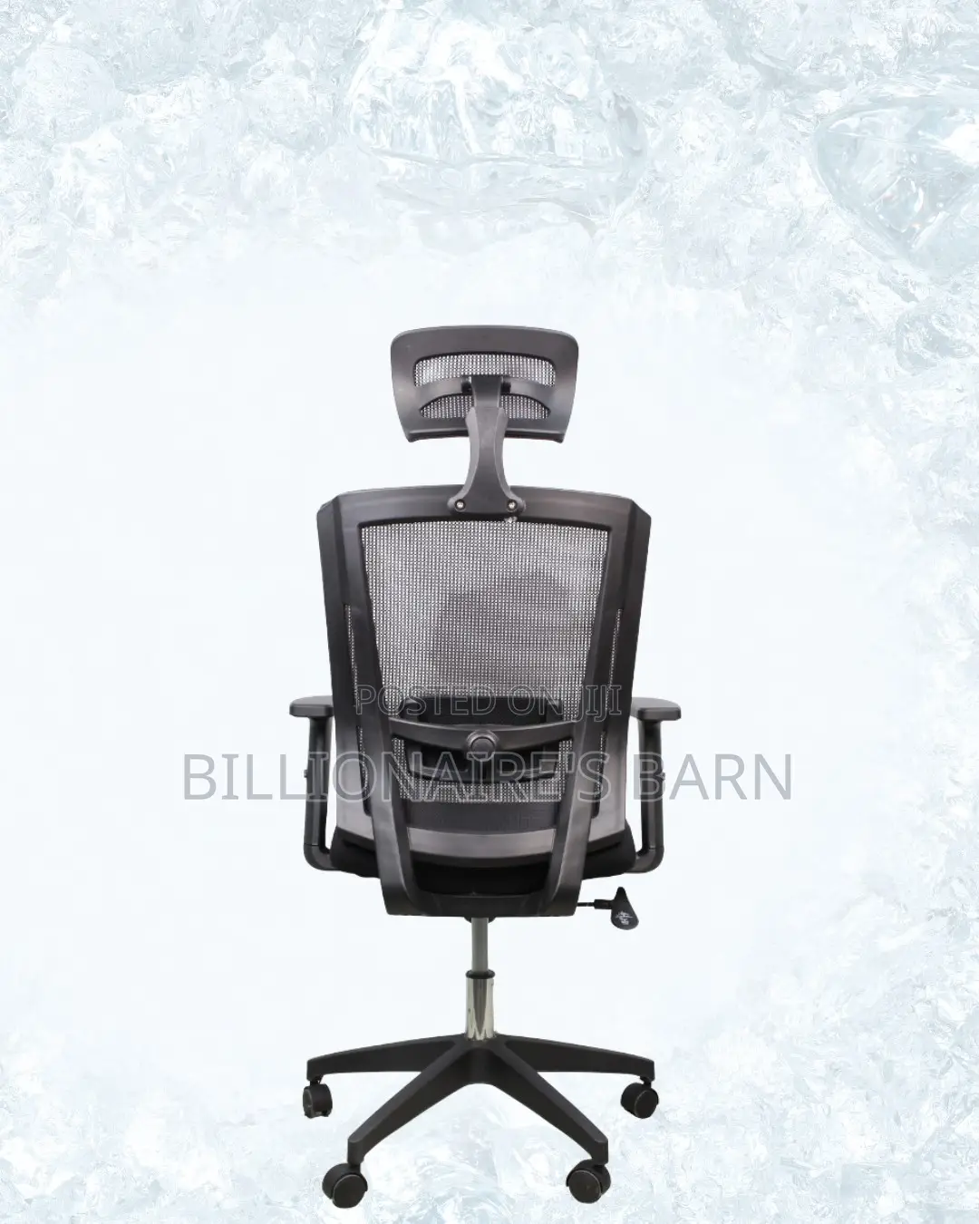 Adjustable Headrest Work Chair • Neat Professional Look, Neck Support