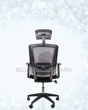 Adjustable Headrest Work Chair • Neat Professional Look, Neck Support