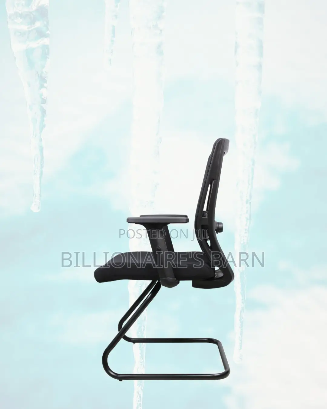 Visitor Office Chair With Stable Base |Stable Base, Daily Work Comfort