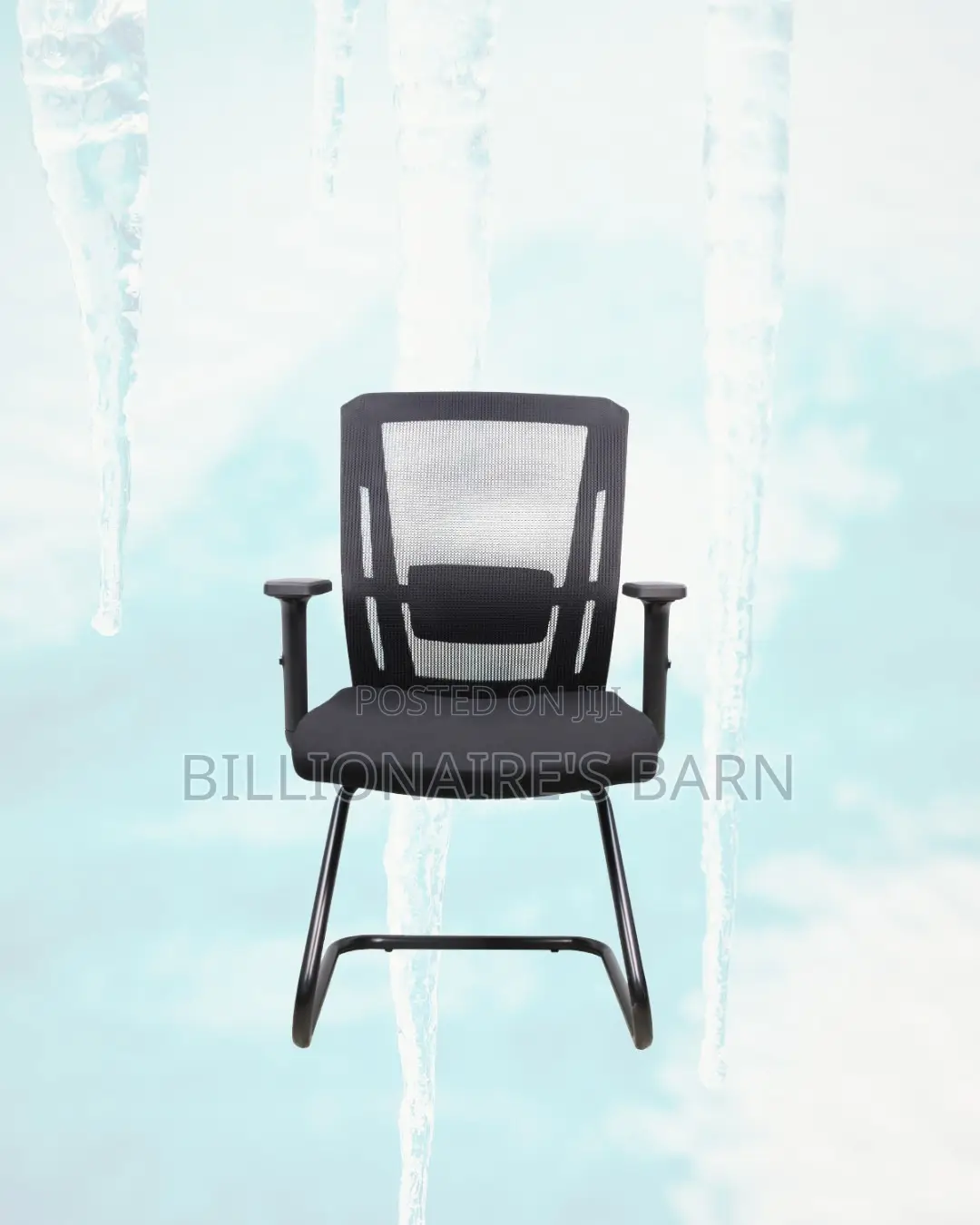 Visitor Office Chair With Stable Base |Stable Base, Daily Work Comfort