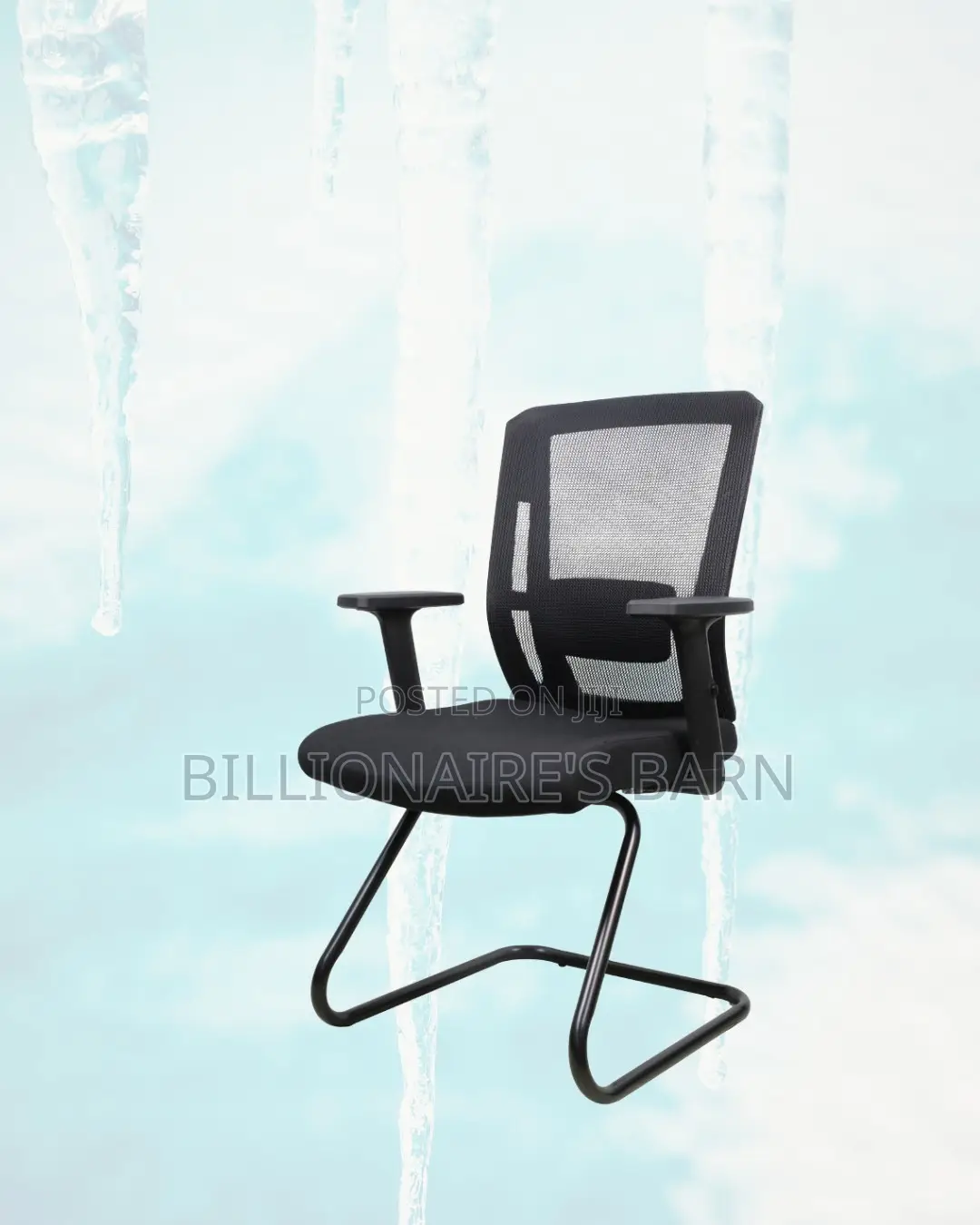 Visitor Office Chair With Stable Base |Stable Base, Daily Work Comfort