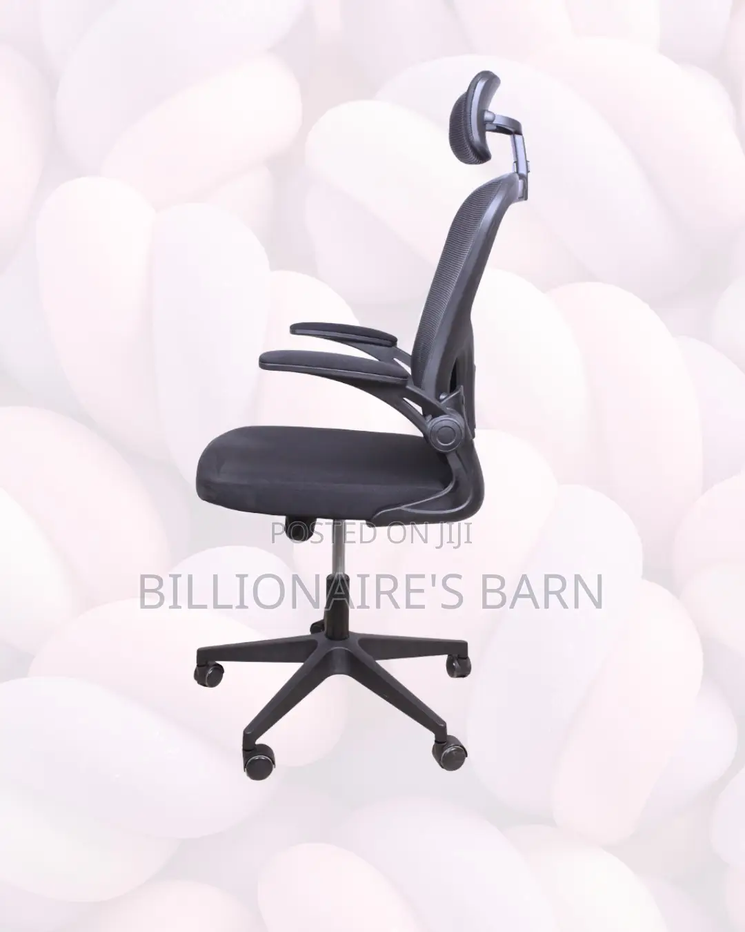 Flip-Up Arms Ergonomic Chair for Tight Spaces — Support That Lasts